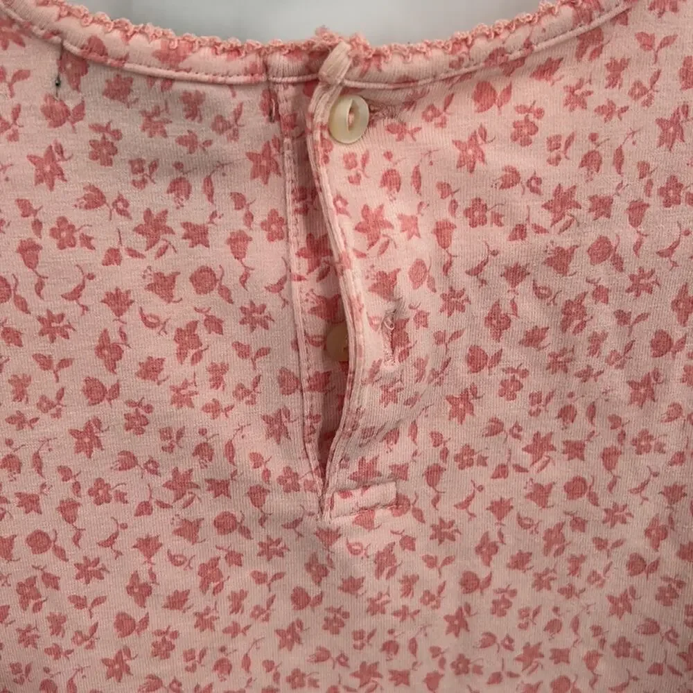 Ralph Lauren Girls Pink Long Sleeve Pullover Round Neck Top size 6